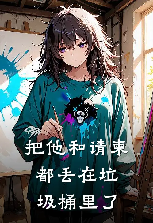 把他和请柬都丢在垃圾桶里了